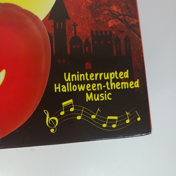 New Animated Pumpkin with 5 Different Spooky Faces Built-in Speakers LEDs NIB. - Picture 4 of 9